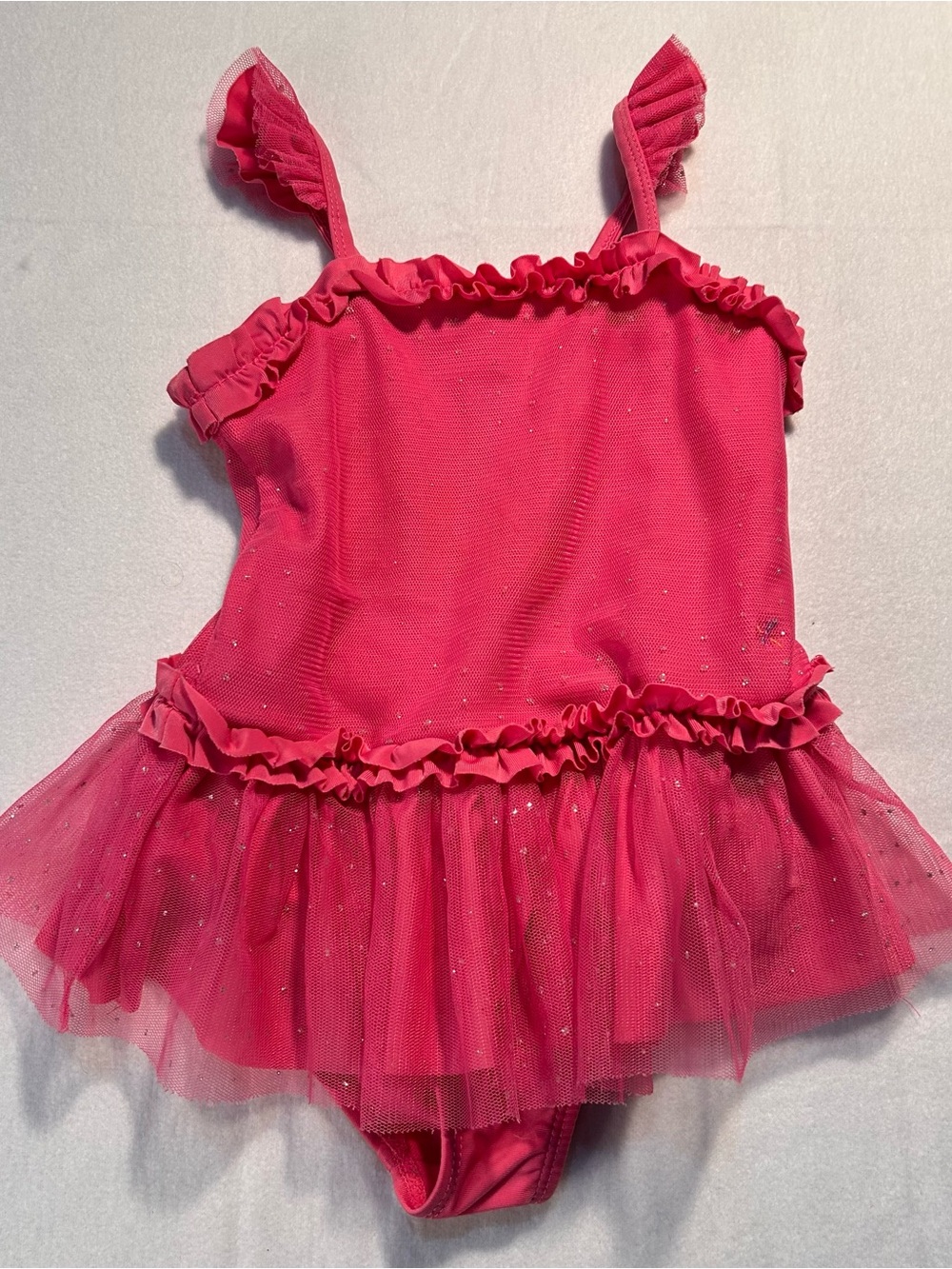 Truly Scrumptious by Heidi Klum Pink Tutu One-Piece Swimsuit 3T